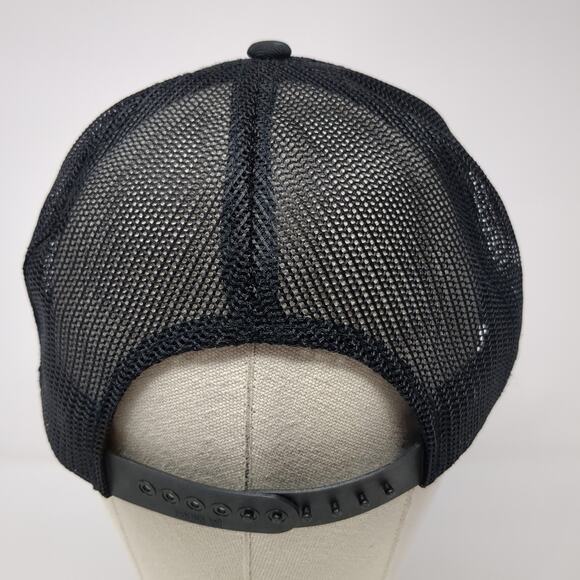 YoungAn Hat Snapback Trucker Hat Black One Size Lightweight Mesh Back Vintage - Picture 6 of 9